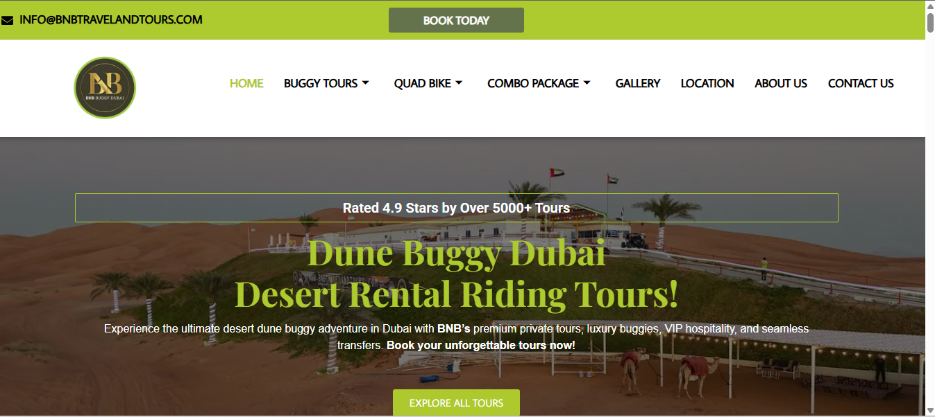 Desert rental riding tour design by growistan